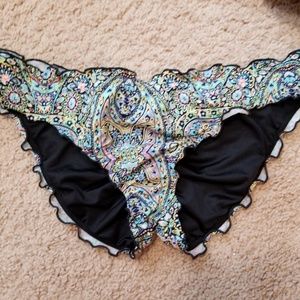 Victoria Secret swim ruffle cheeky size LG